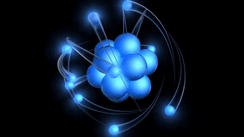 Animated Atom Physics Model Fast