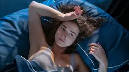 Woman Bed Insomnia